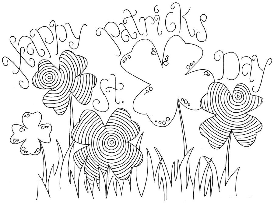 Coloring pages: Shamrock