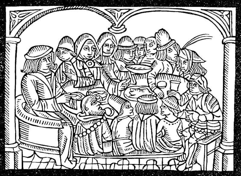 Coloring pages for adults: Middle Ages