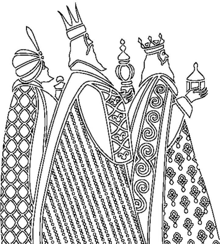 Coloring pages for adults: Epiphany