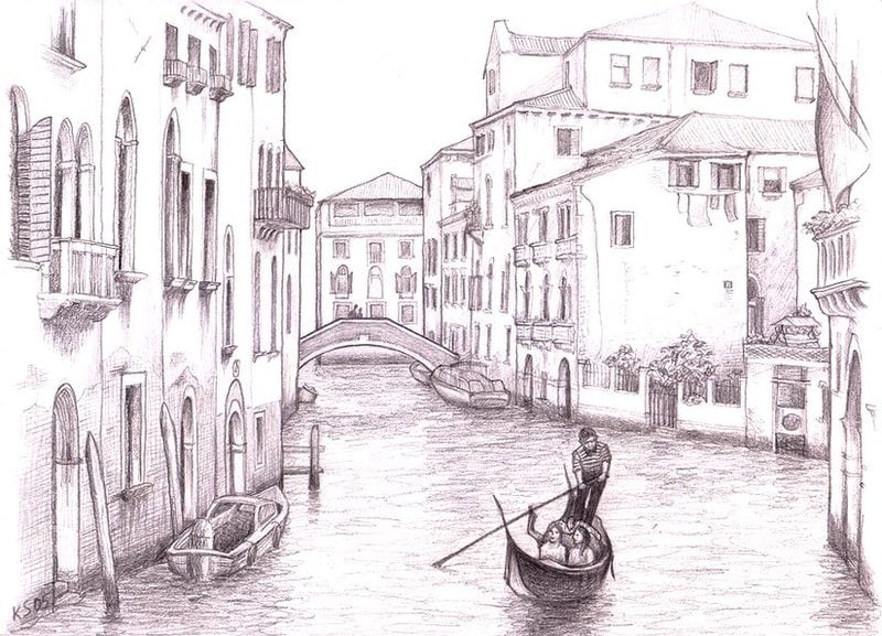 Coloring pages for adults: Italy 9