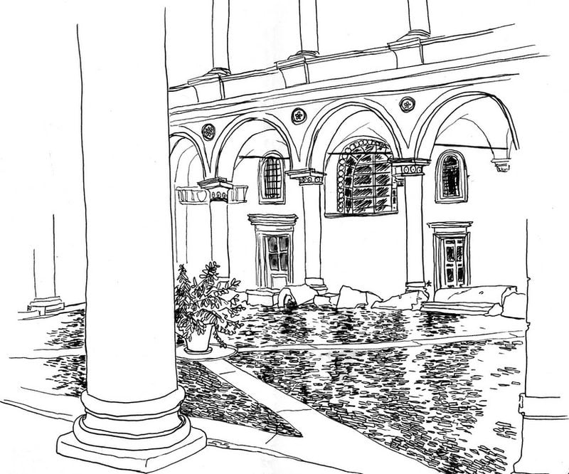 Coloring pages for adults: Italy 6