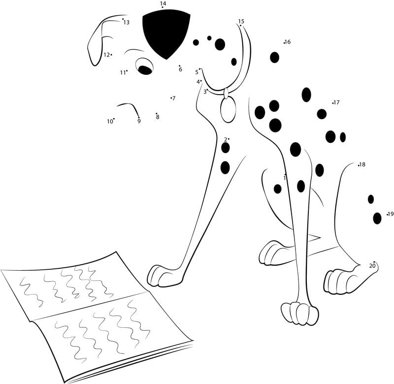 Connect the dots: 101 Dalmatians