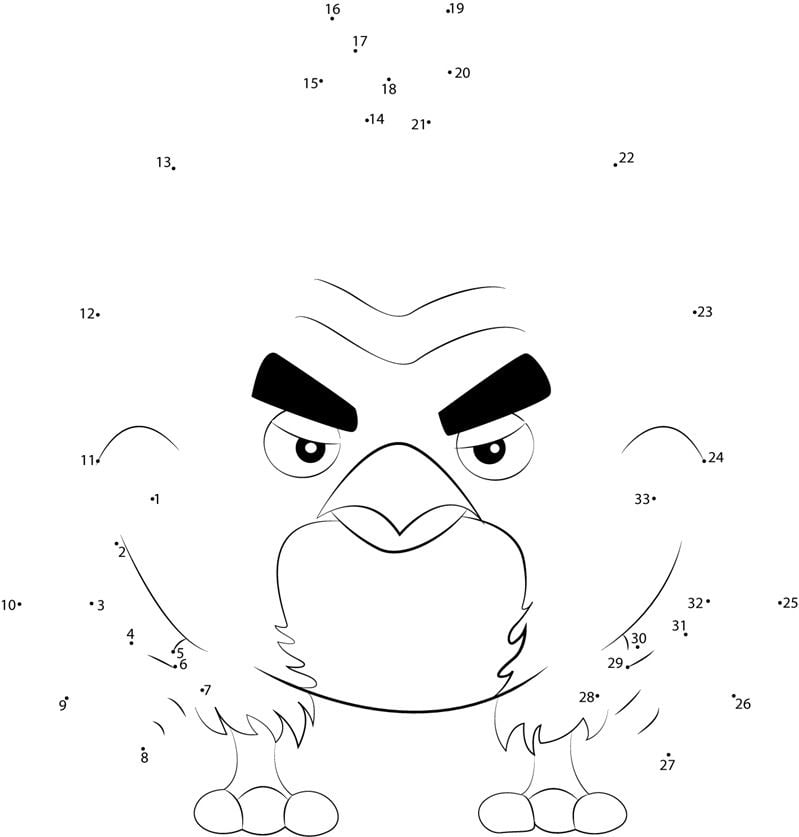Relier les points: Angry Birds 3