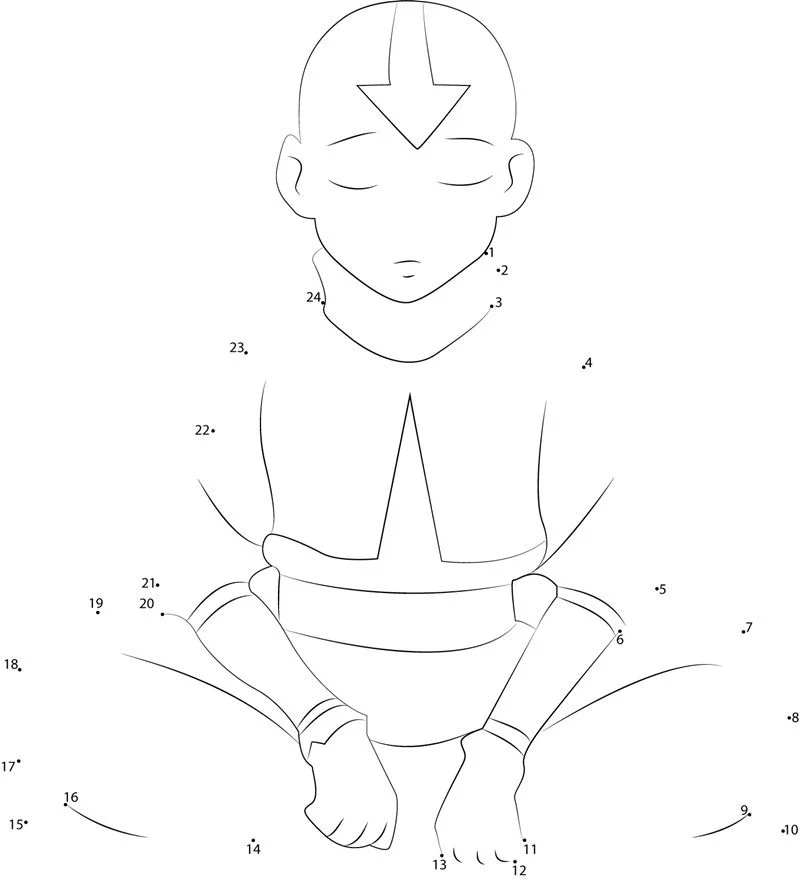 Połącz kropki: Awatar: Legenda Aanga 1