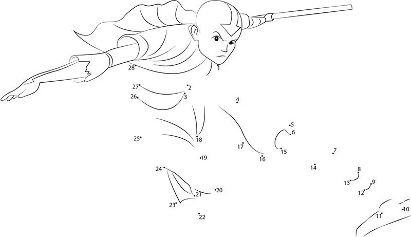 Połącz kropki: Awatar: Legenda Aanga 10