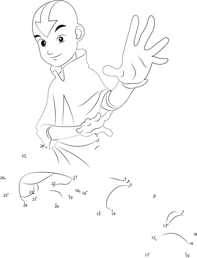 Połącz kropki: Awatar: Legenda Aanga 3