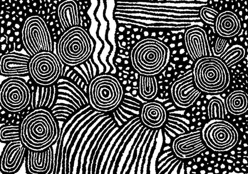 Dibujos para colorear para adultos: Aborigen