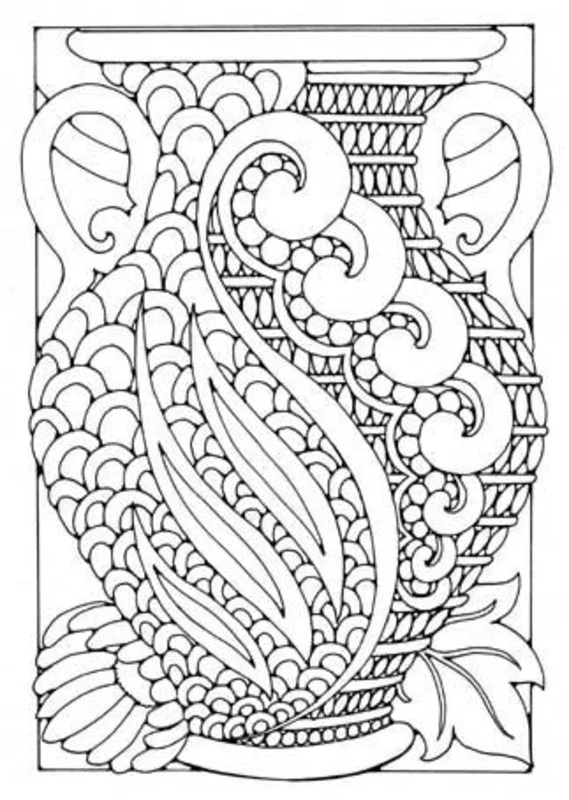 deco coloring pages