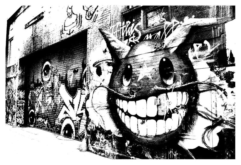 Ausmalbilder für erwachsene: Graffiti