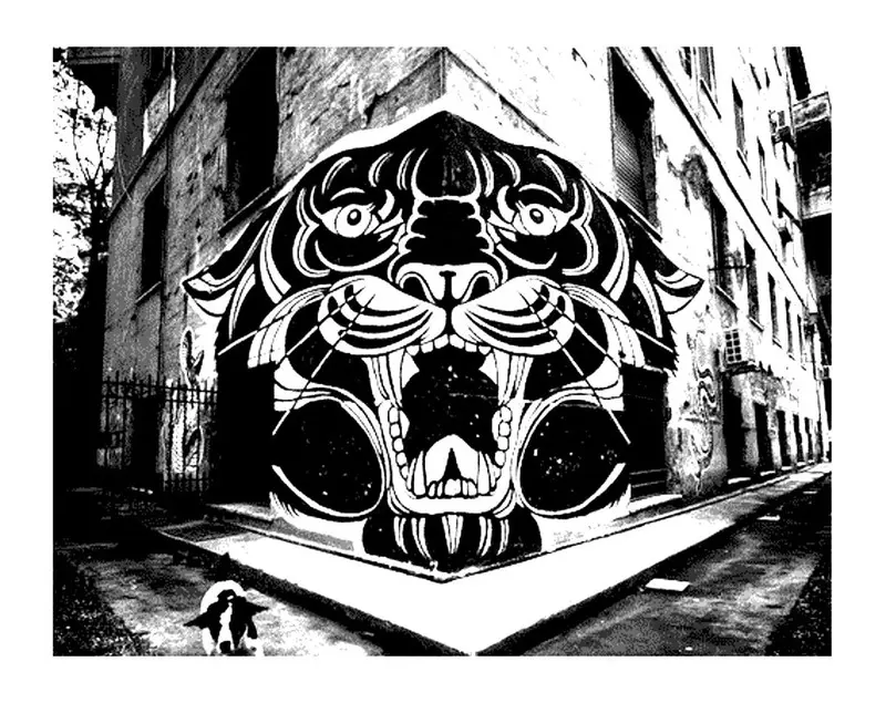 Kolorowanki dla dorosłych: Graffiti 8