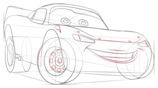 How to draw: Lightning McQueen