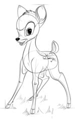 How to draw: Bambi