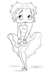How to draw: Betty Boop