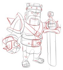 How to draw: Clash of Clans 4