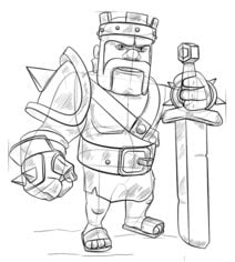 How to draw: Clash of Clans