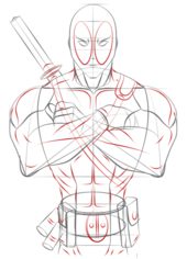 How to draw: Deadpool