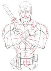 How to draw: Deadpool 8