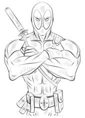 How to draw: Deadpool