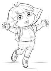 Come disegnare: Dora l'esploratrice