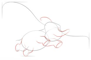 Jak narysować: Dumbo 4