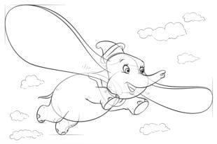 How to draw: Dumbo 8
