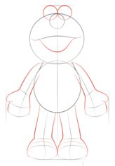 How to draw: Elmo 4