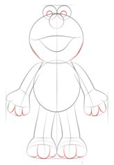 How to draw: Elmo