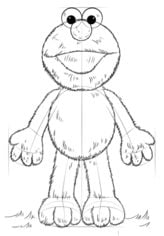 How to draw: Elmo 6