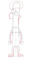 How to draw: Ferb Fletcher 4