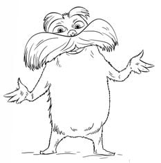 How to draw: Lorax