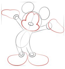 Tutorial de dibujo: Mickey Mouse