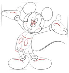 Comment Dessiner: Mickey Mouse