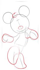 How to draw: Minnie Mouse