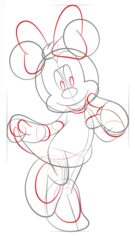 How to draw: Minnie Mouse