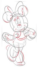 Jak narysować: Myszka Minnie
