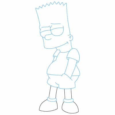 How to draw: Bart Simpson