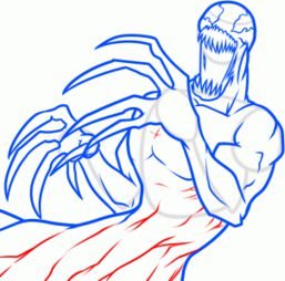 How to draw: Carnage
