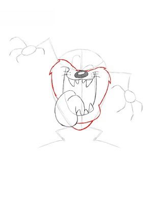 How to draw: Tasmanian Devil