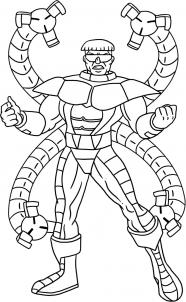 How to draw: Doctor Octopus 6
