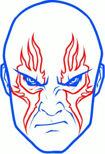 Tutorial de dibujo: Drax el Destructor 6