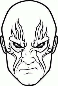 Tutorial de dibujo: Drax el Destructor 7