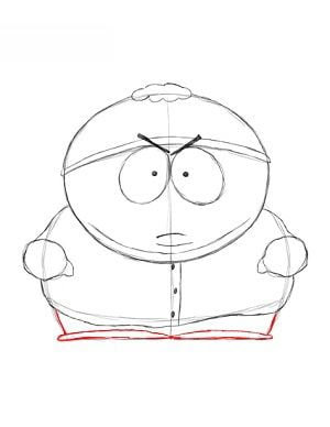 Zeichnen Tutorial: Eric Cartman 11