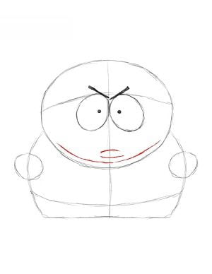 Zeichnen Tutorial: Eric Cartman 7