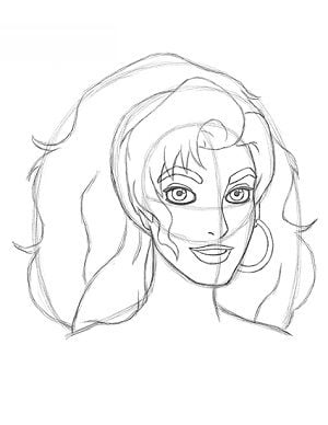 How to draw: Esmeralda