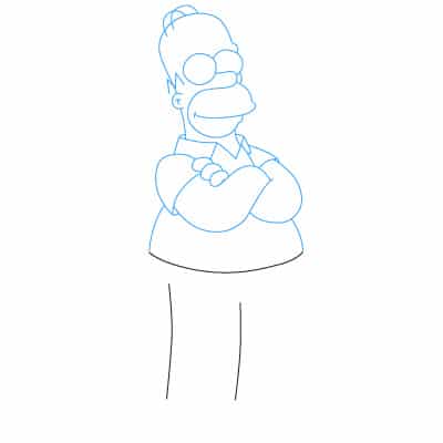 How to draw: Homer Simpson
