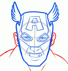 Jak narysować: Kapitan Ameryka 5