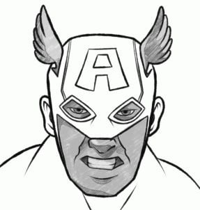 How to draw: Captain America