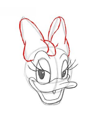 How to draw: Daisy Duck 12