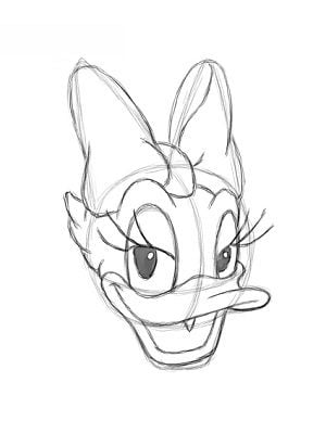 How to draw: Daisy Duck 14