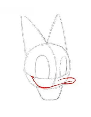 Zeichnen Tutorial: Daisy Duck 7